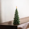 LED Wax Tree Candle with Realistic Wick