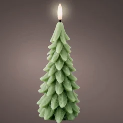 LED Wax Tree Candle with Realistic Wick