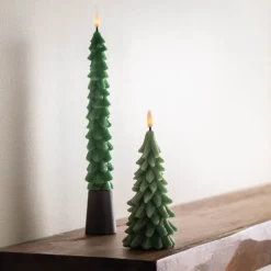 LED Wax Tree Candle with Realistic Wick