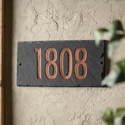 Lennon 1-Line Personalized Address Sign