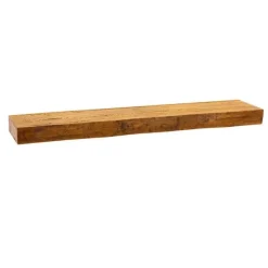 Live-Edge Mango Wood Floating Shelf, 48