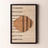 Mana Woven Wall Art, Circle Next To Lines