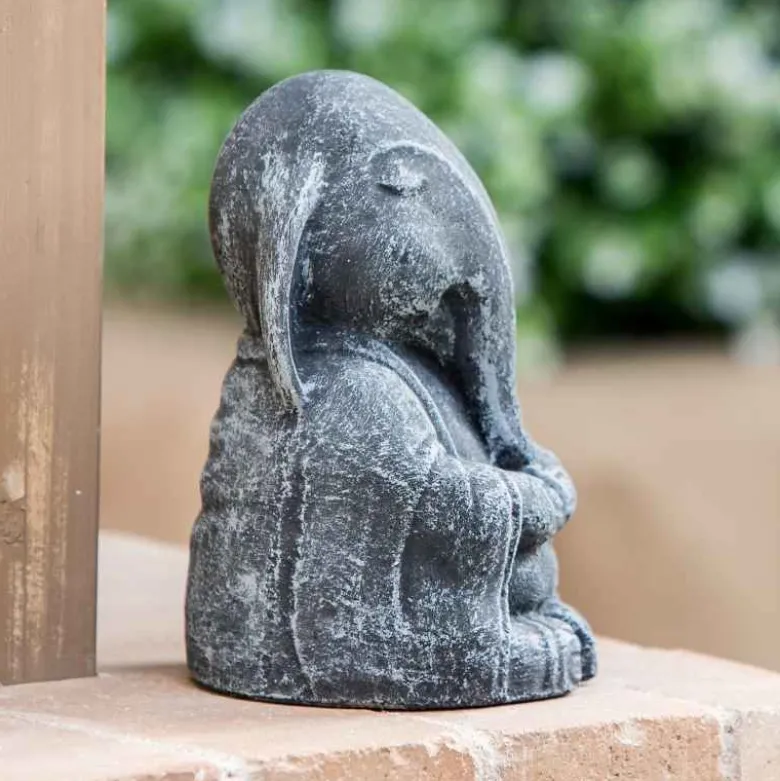 Meditating Elephant Statue, 8"H