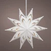 22" Micro LED Hanging Paper Star