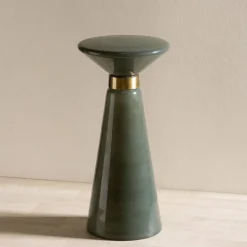 Milky Glass Drink Table