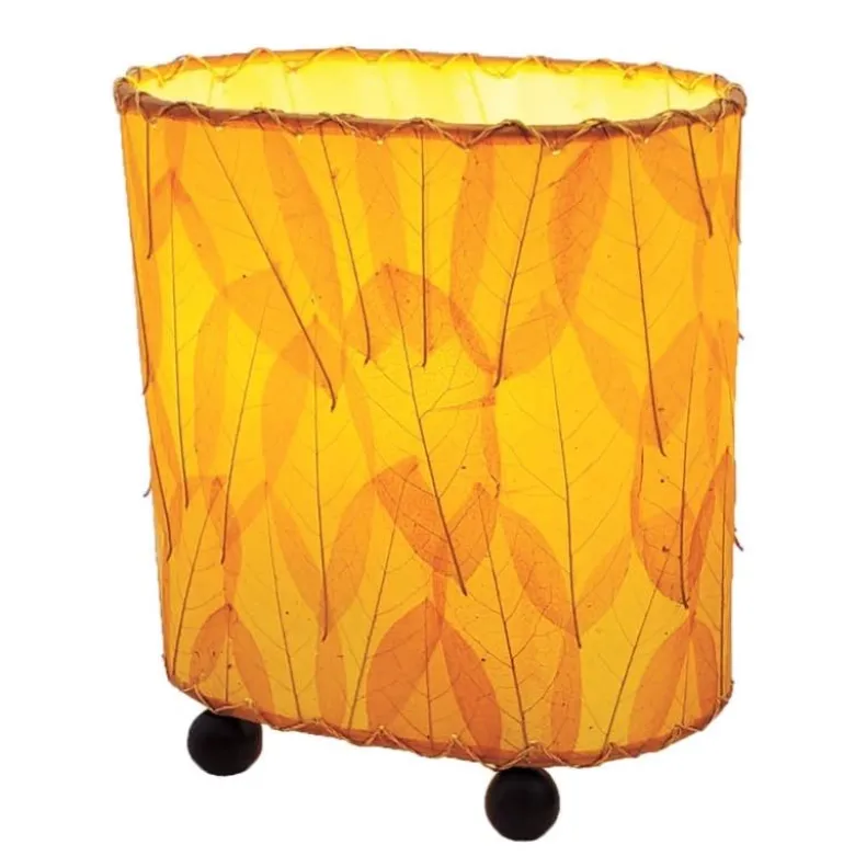 Mini Guyabano Leaf Lamp - Orange