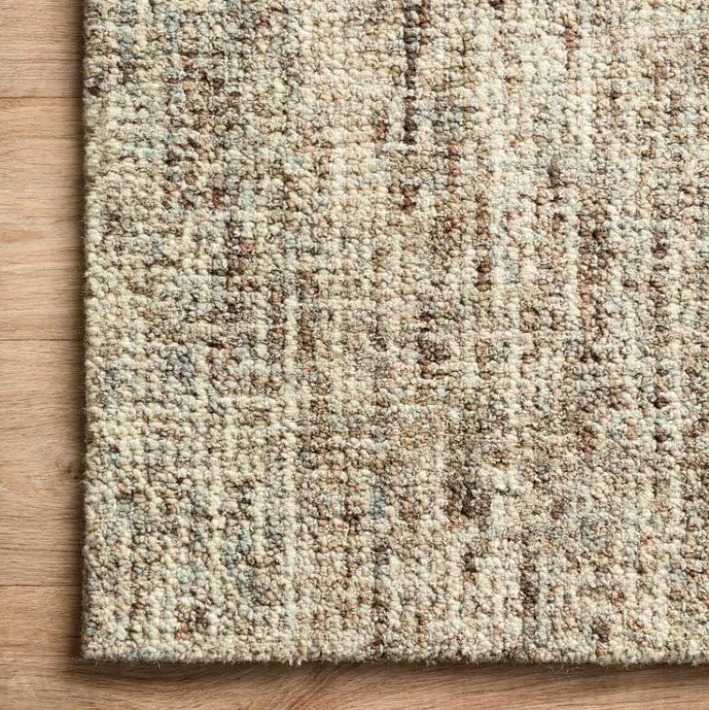 Mosaic Hand-Tufted Wool Rug, 5' x 8' (mocha mist)