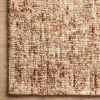 Mosaic Hand-Tufted Wool Rug, 5' x 8' (rust/charcoal)