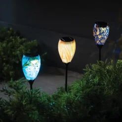 Murano Solar Stake - Orange