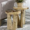 Nadette Natural Nesting Tables, Set of 2