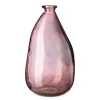 Oblong Recycled Glass Balloon Vase, 14" - Pink