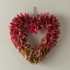 Ombre Wood Heart Wreath