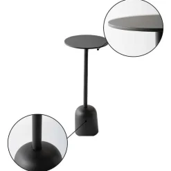 Outdoor Martini Table - Black
