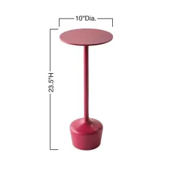 Outdoor Martini Table - Cranberry Temple