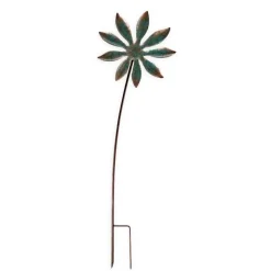 Patina Botanical Garden Stake - Flower