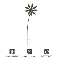 Patina Botanical Garden Stake - Flower