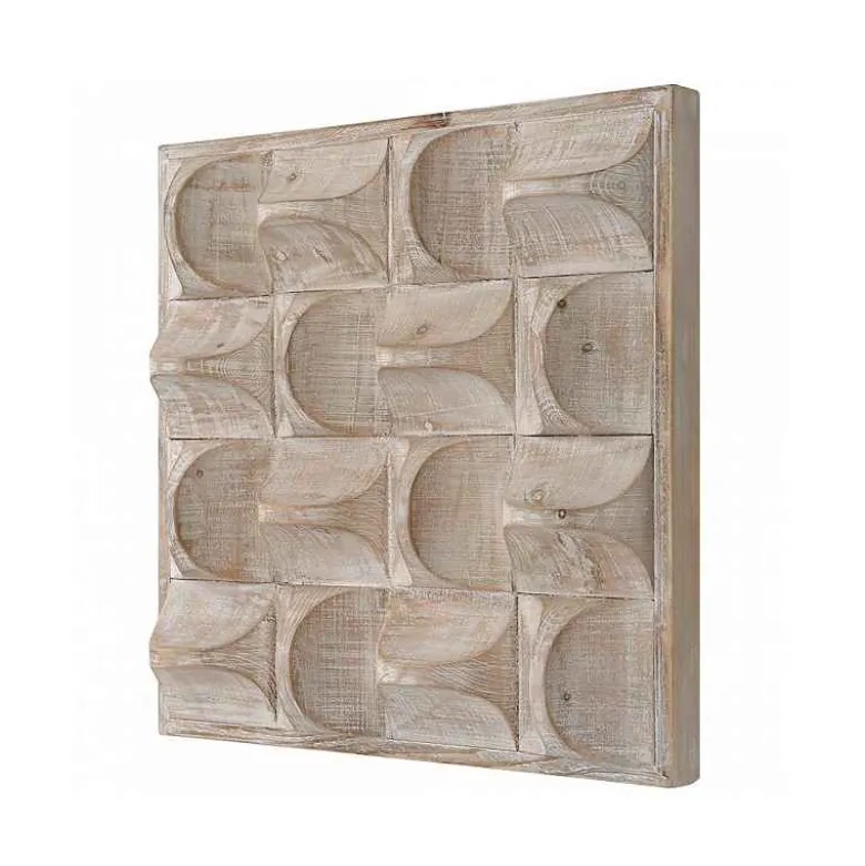 Pickford Textural Wood Wall Decor - Natural