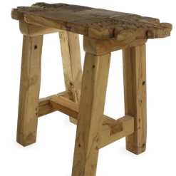Portico Salvaged Wood Accent Stool