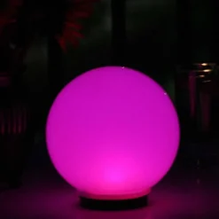 Programmable Color-Changing Solar Globe