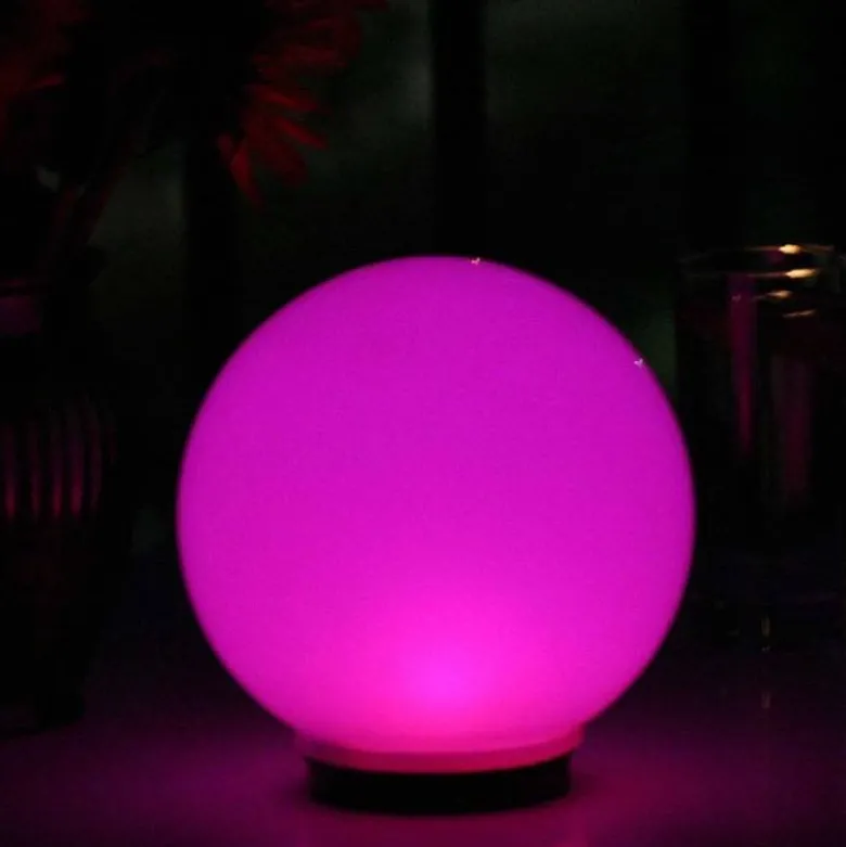 Programmable Color-Changing Solar Globe