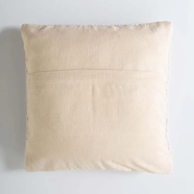 Pumpkin Cairn Hand-Hooked Wool Decorative Throw Pillow, 16"Sq.