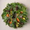 Quince and Pinecone Wreath