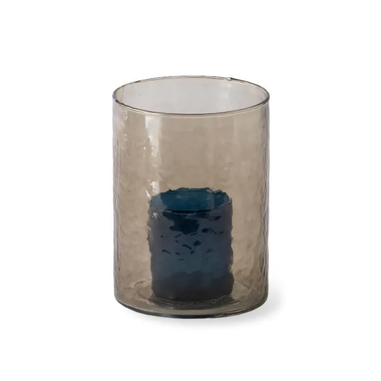 Recycled Double Glass Hurricane, Short
