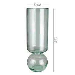 Recycled Glass Bulb Vase
