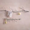 Recycled Metal Branch Wall Rack, 5' - Silver