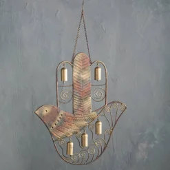 Recycled Metal Dove In Hand Bell Chime
