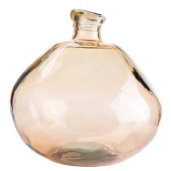 Recycled Round Glass Balloon Vases, (13