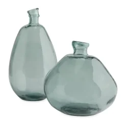 Recycled Tall Glass Balloon Vases 13