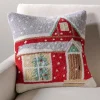 Red House Hand-Hooked Wool Pillow