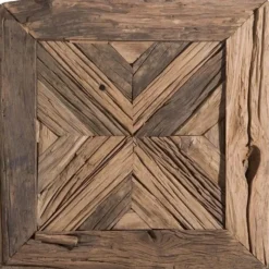 Rennick Reclaimed Pine Wood Pieced Wall Panel Decor