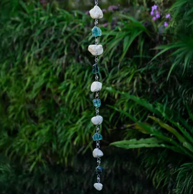 Rocky Stone and Glass Garland