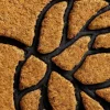 Rubber and Coir Leaf Doormat