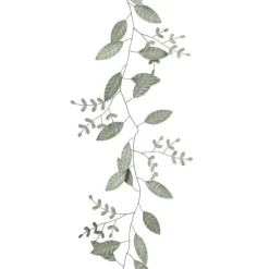 Rustic Iron and Foil Leaves Garland