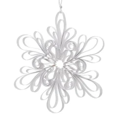 Set of 2 Paper Flower Ornaments, 4