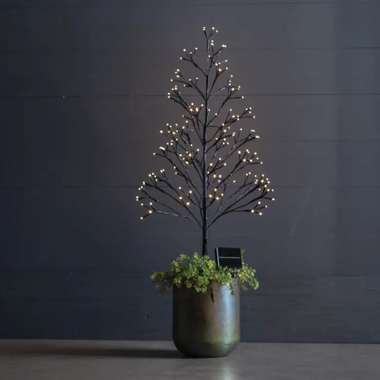 Solar Tree with 8 Function Twinkle Effect, 48"H