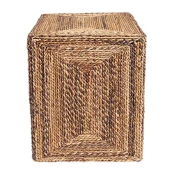 Soren Braided Seagrass Accent Table