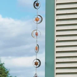 Sun and Moon Rain Chain