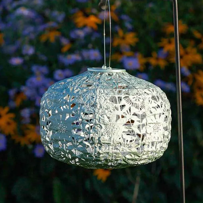Sunflower Solar Lantern - Sage