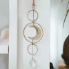 Surya Crescent Moon Brass Suncatcher