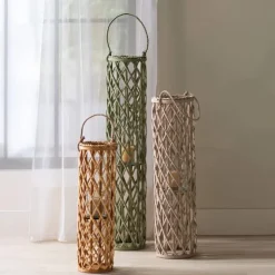 Tall Willow Lanterns, set of 3