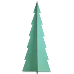 Tannenbaum Tabletop Wood Christmas Tree, Set of 3 - Mint
