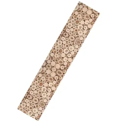 Teak Wood Sliced Table Runner