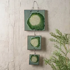 Three-Tiered Tile Wall Hanging