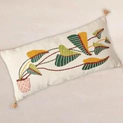 Thrive Plant Lumbar Throw Pillow