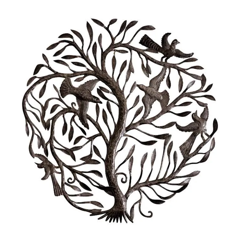 Tree of Life Wall Art, 35" dia.