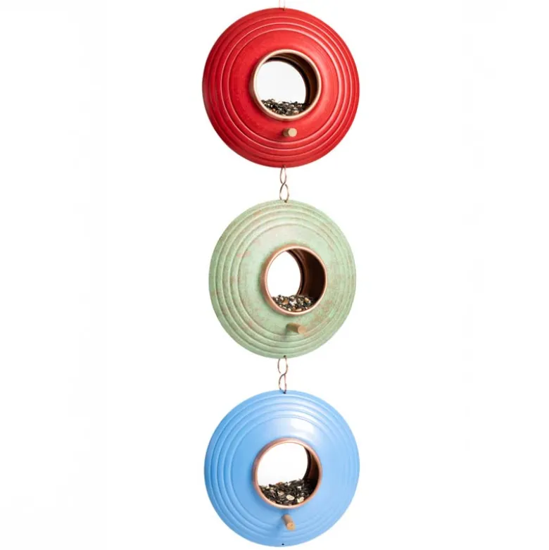 Triple Fly-Thru Bird Feeder